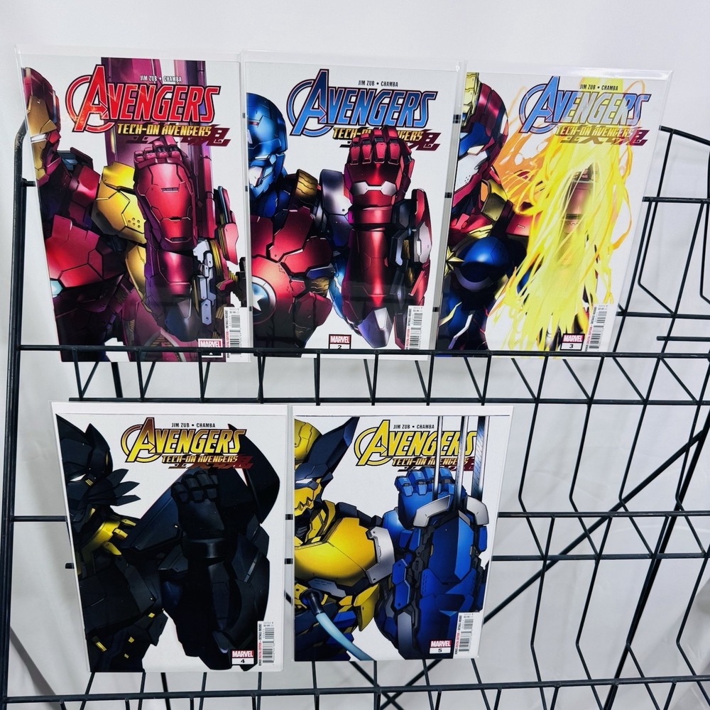 Avengers Tech-On 1-6 Lot Marvel Key 1st Iron Avengers